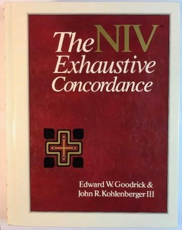 Image for The NIV Exhaustive Concordance