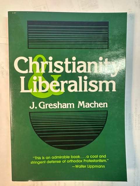Christianity and Liberalism