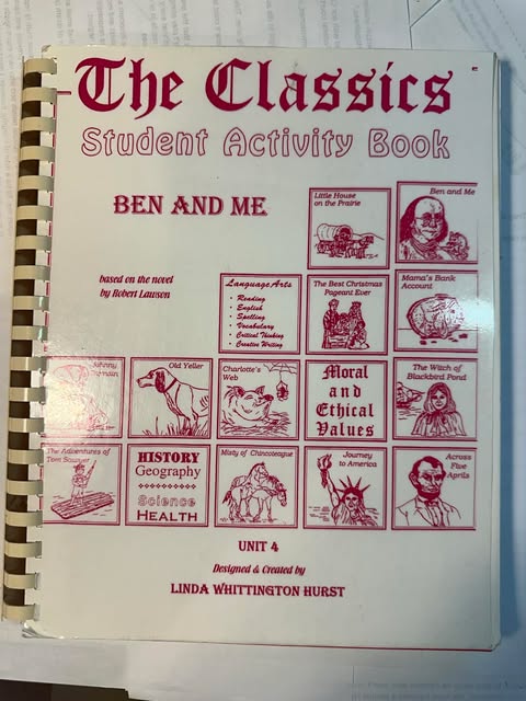 The Classics, Ben and Me (Student Activity Book) Unit 4