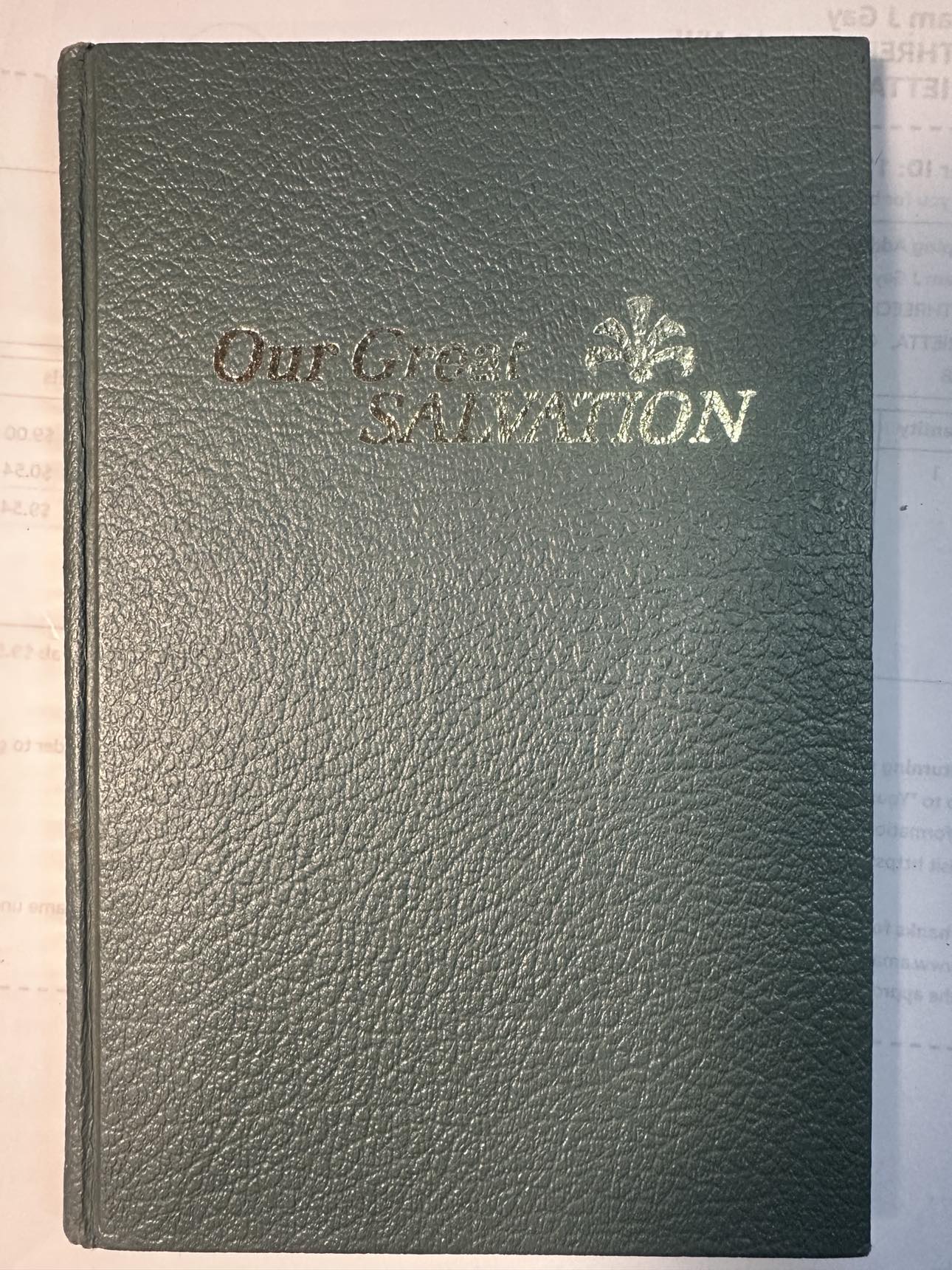 Our Great Salvation