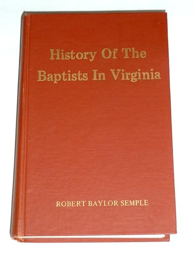 History of the Baptists in Virginia
