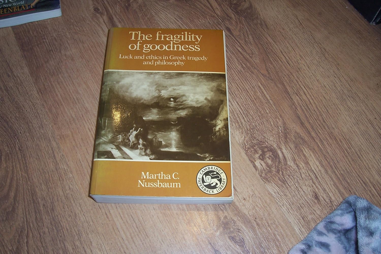 The Fragility of Goodness: Luck and Ethics in Greek Tragedy and Philosophy