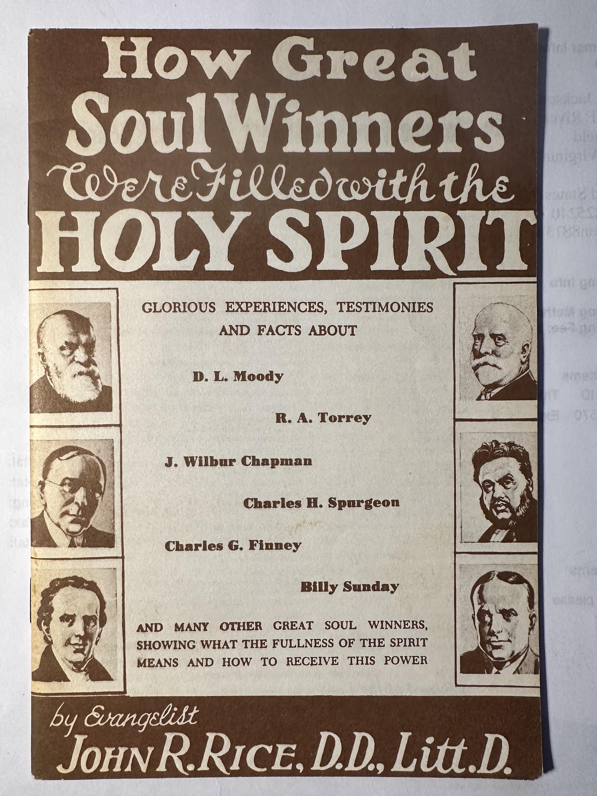 How Great Soul Winners Were Filled with the Holy Spirit