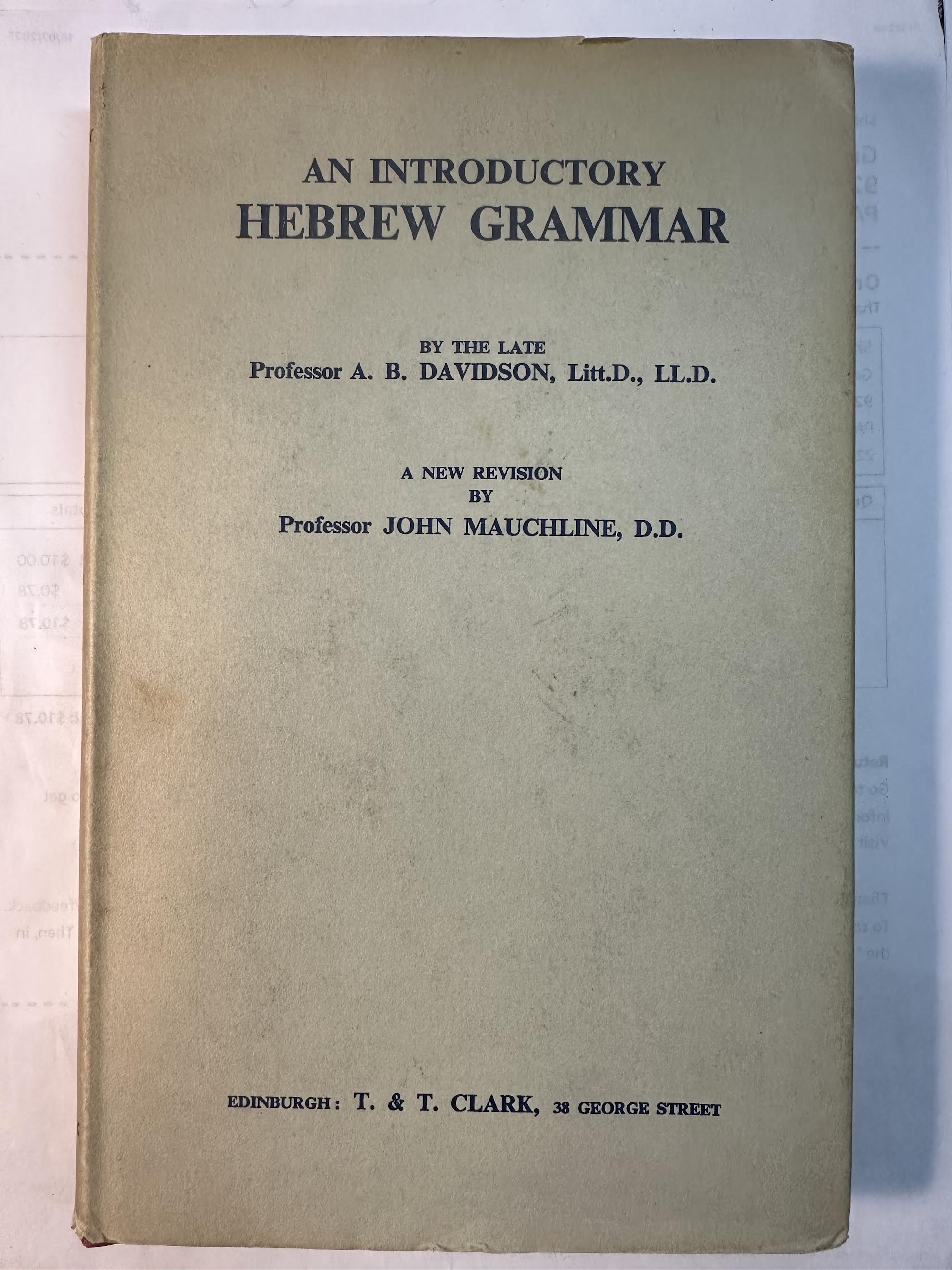 Introductory Hebrew Grammar: With Progressive Exercises in Reading, Writing, and Pointing
