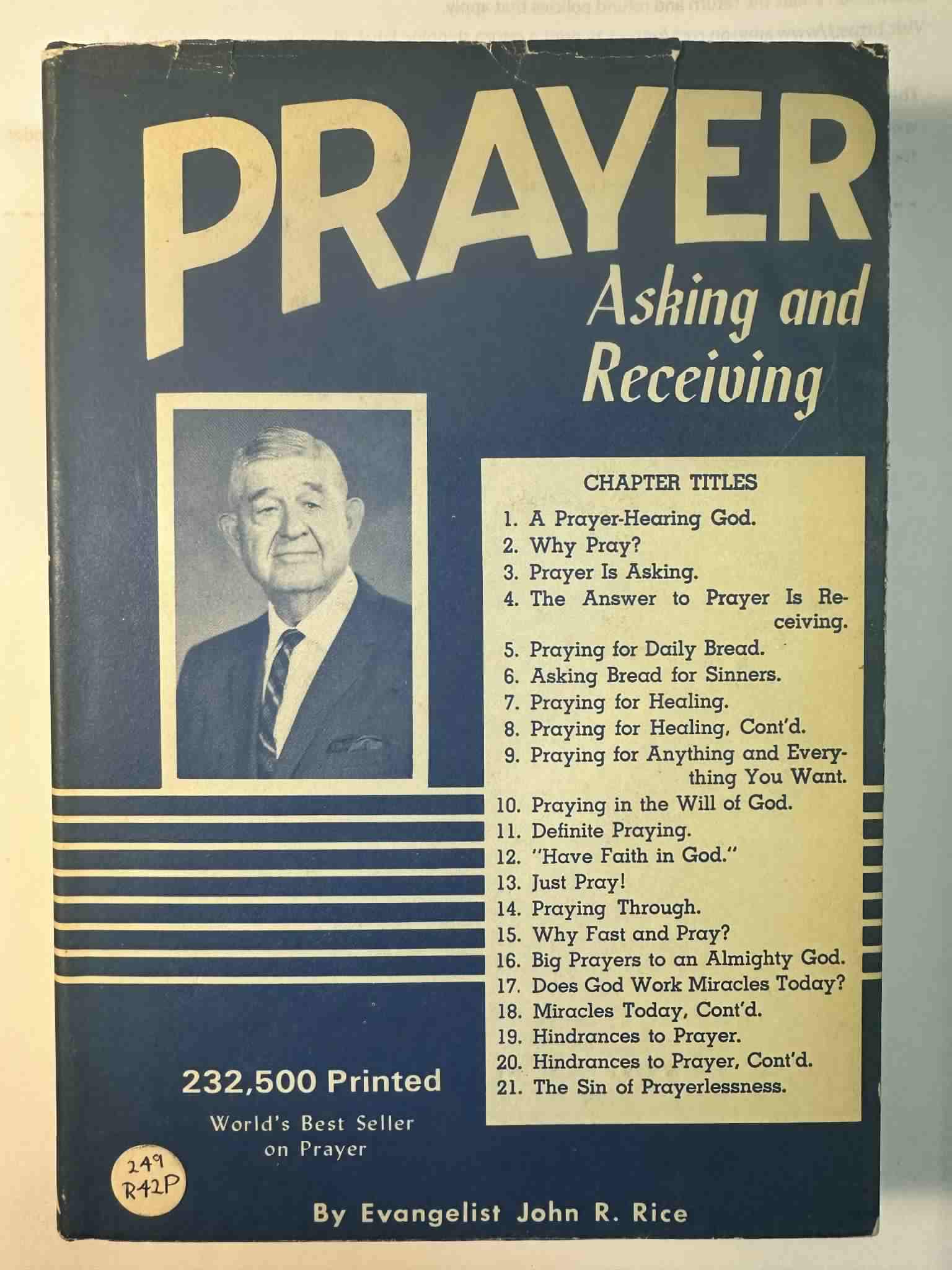 Prayer: Asking and Receiving