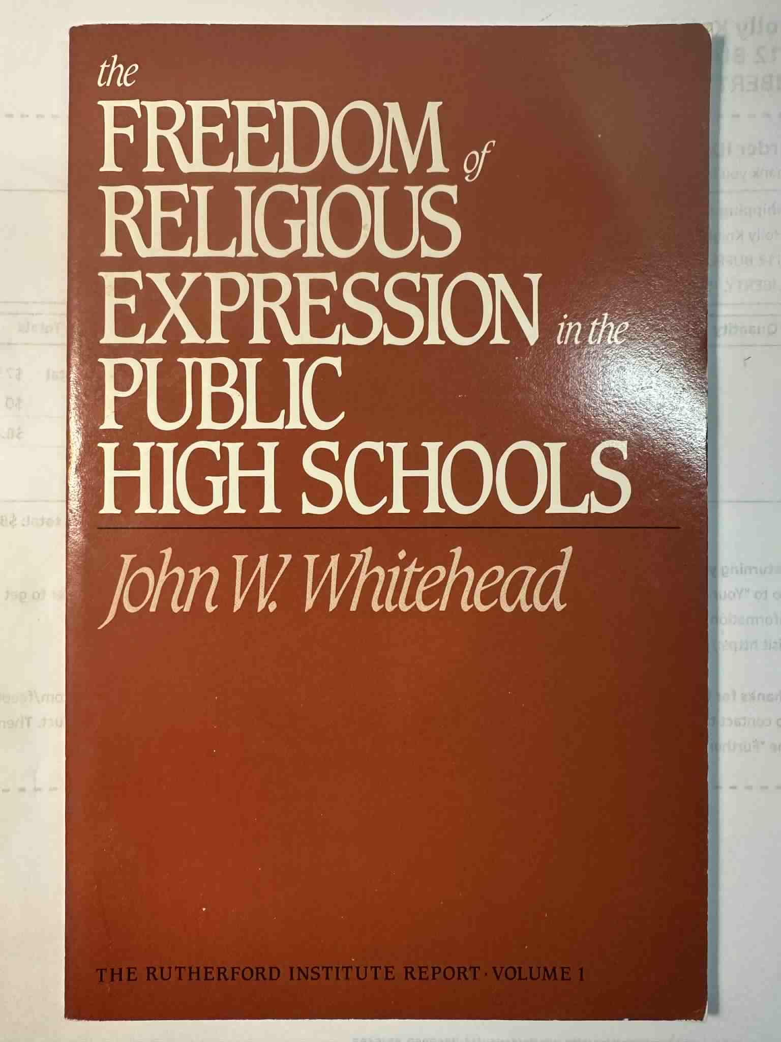 Freedom of Religious Expression in the Public High School