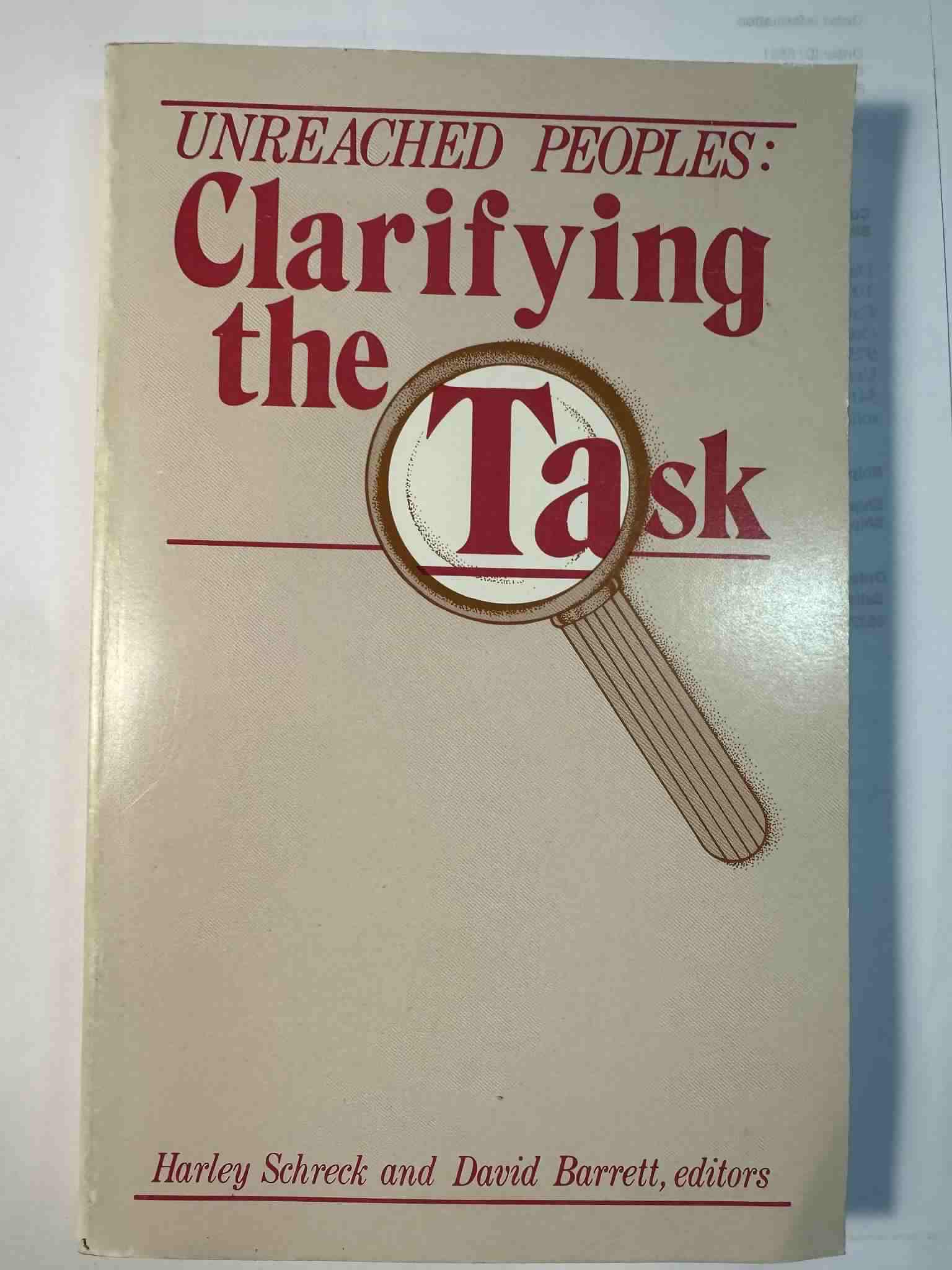 Unreached Peoples: Clarifying the Task