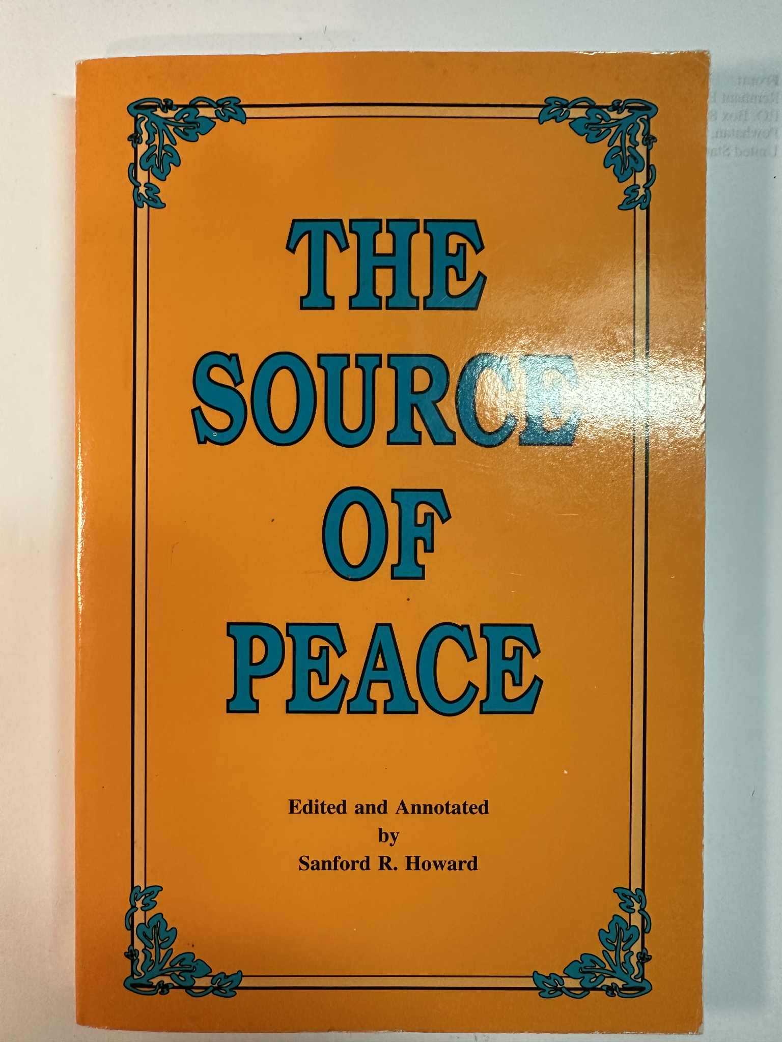 The Source of Peace
