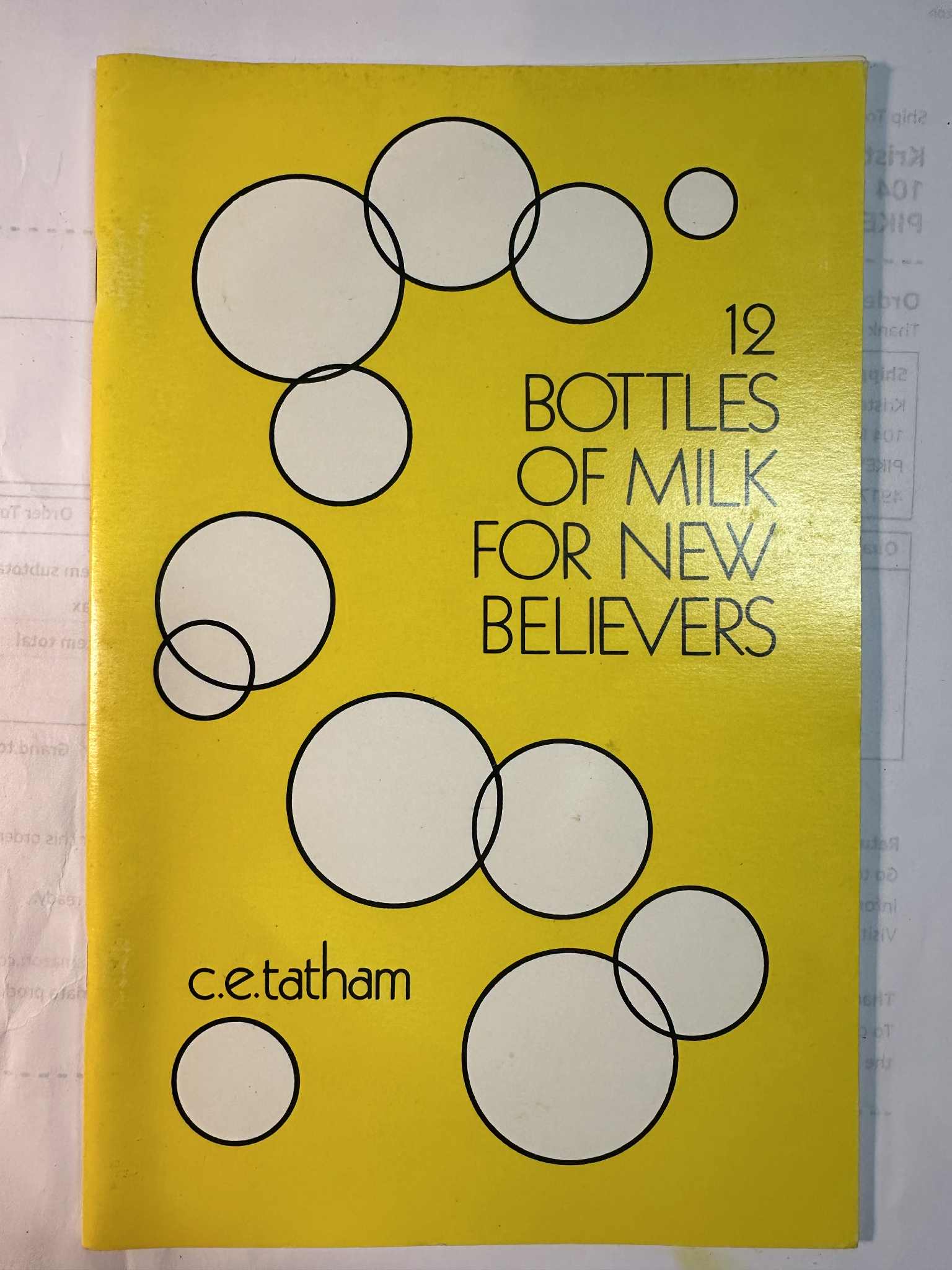 12 Bottles of Milk for New Believers