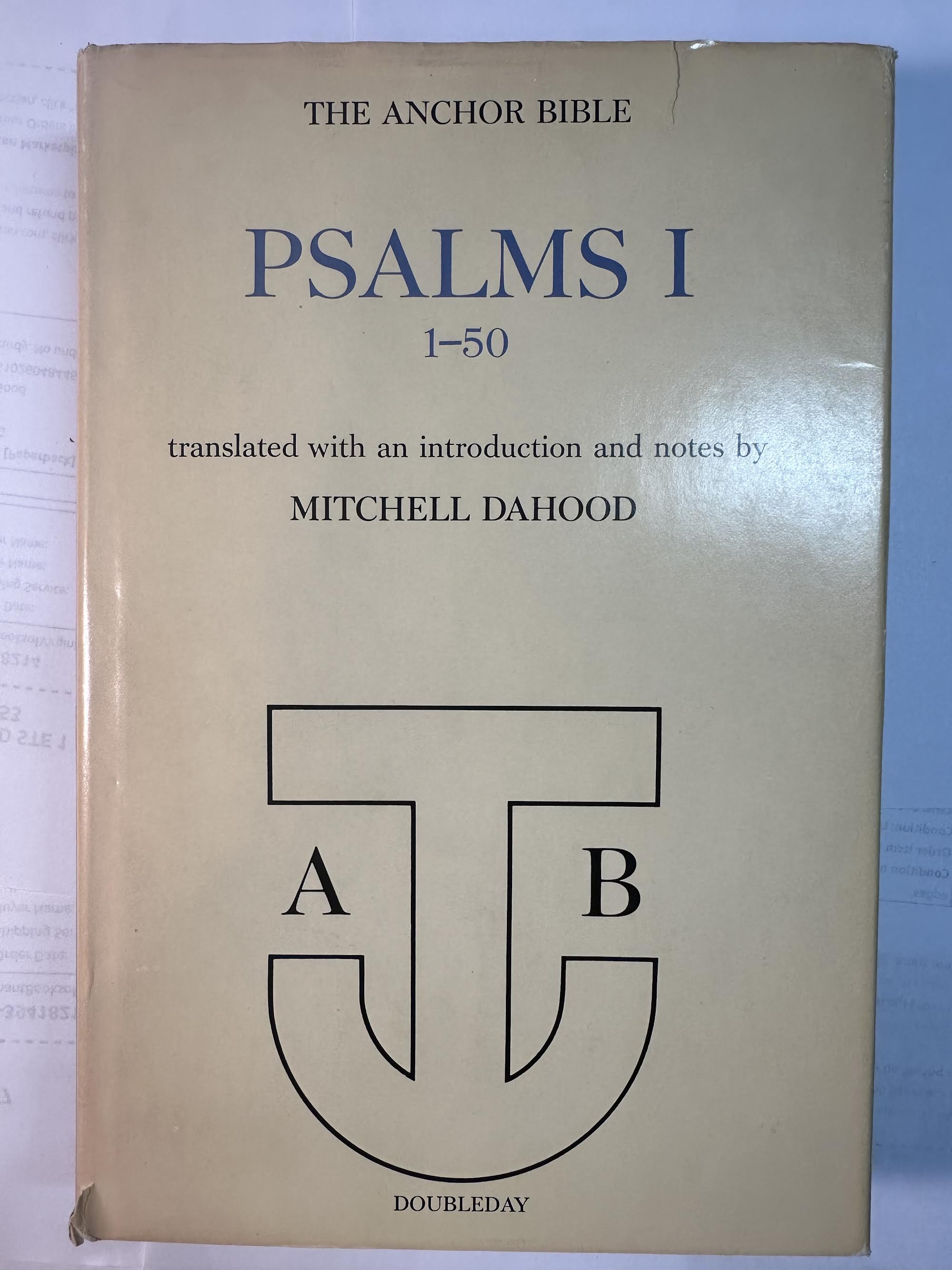 Psalms I, 1-50 (Anchor Bible Series, Vol. 16)