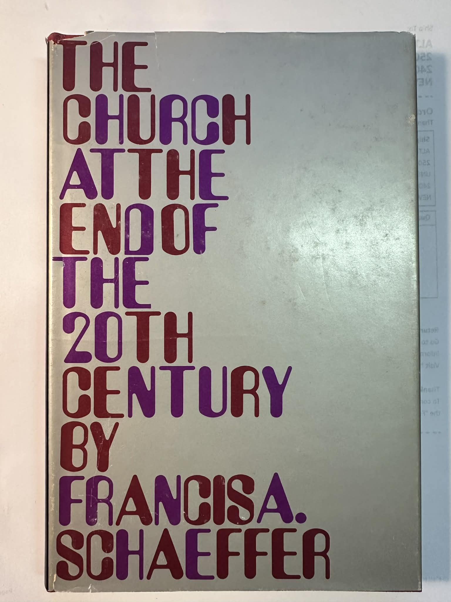 The Church at the end of the twentieth century