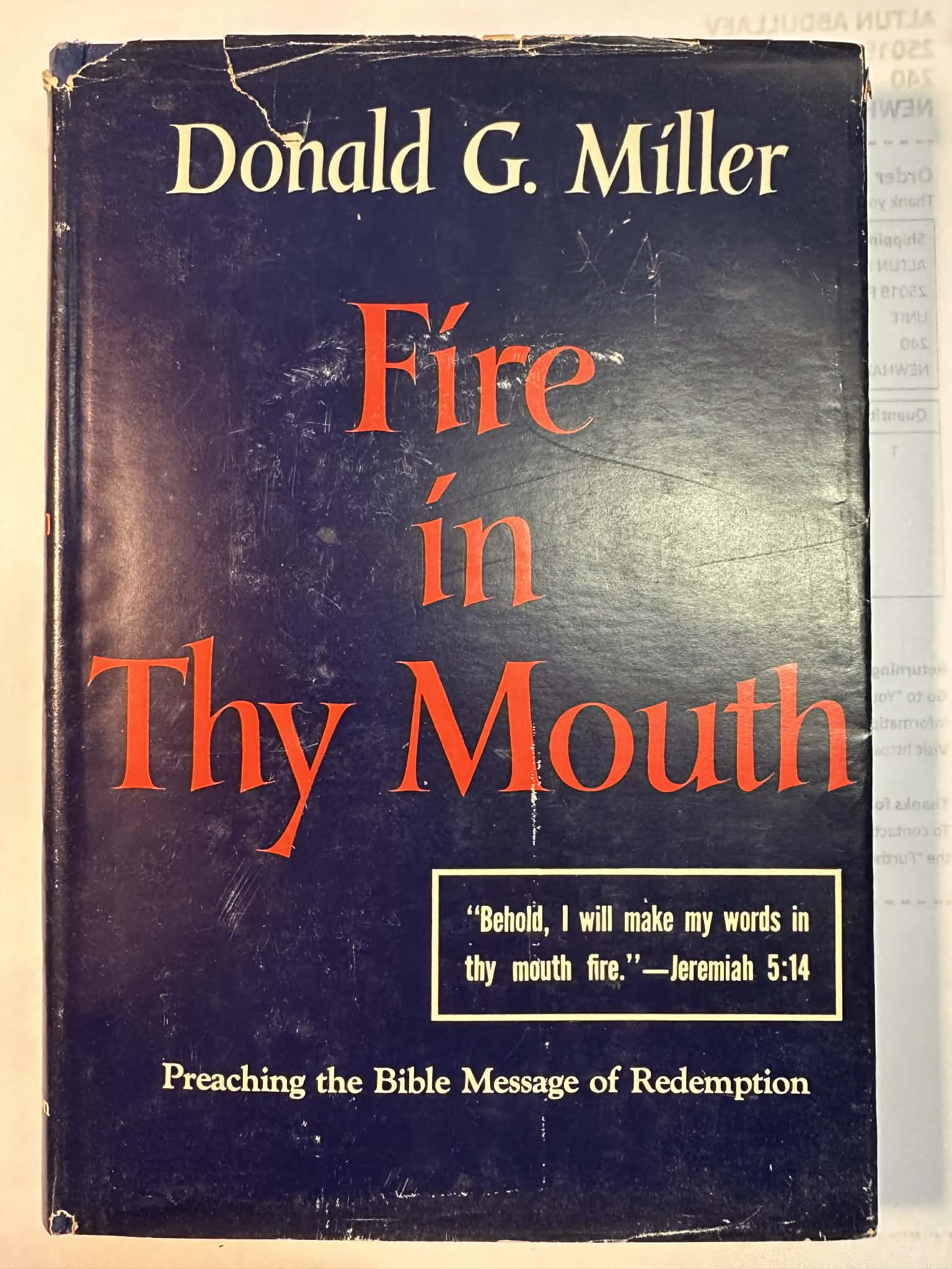 Fire in Thy Mouth