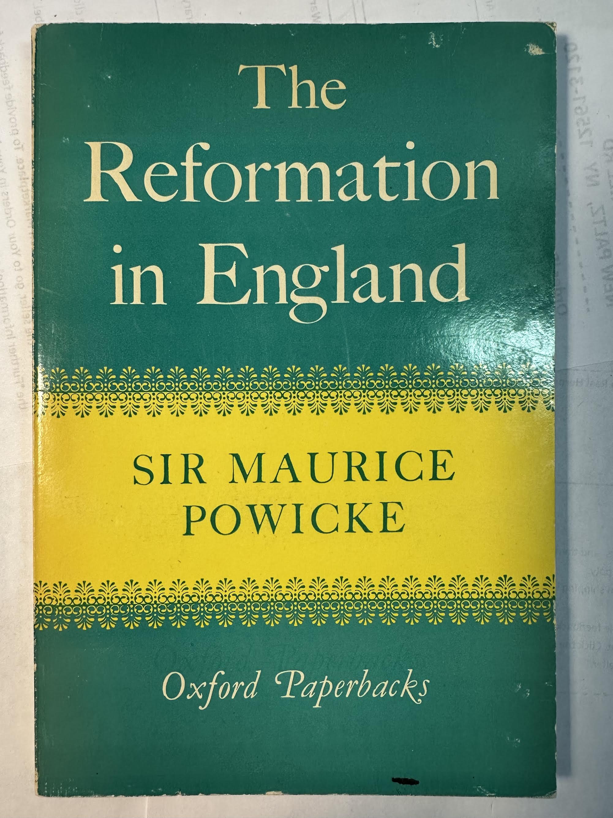 The Reformation in England