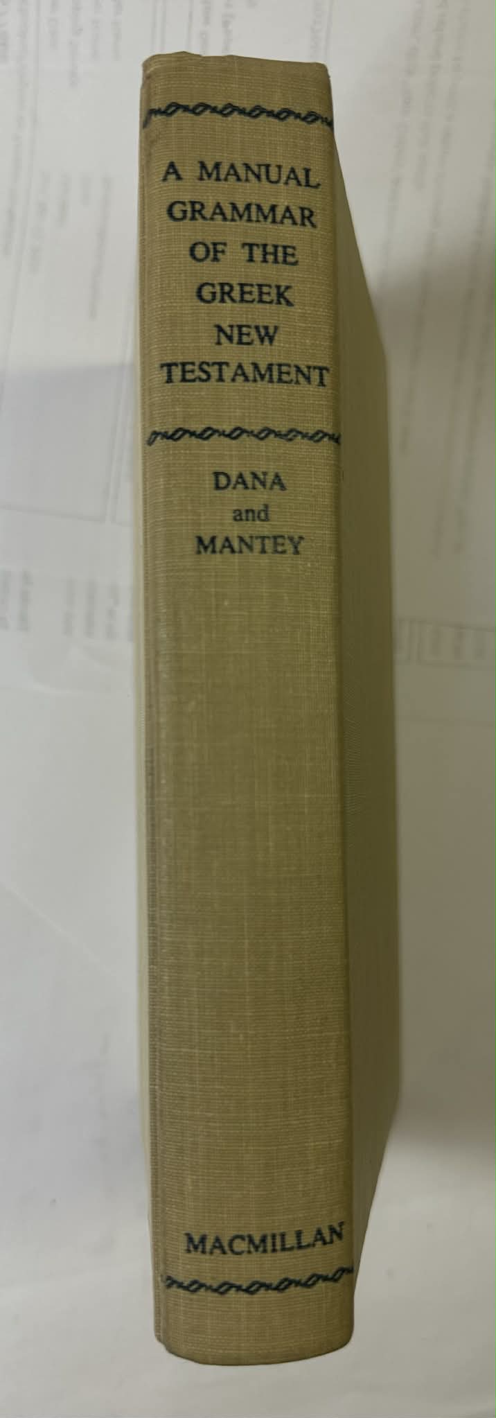 A Manual Grammar of the Greek New Testament