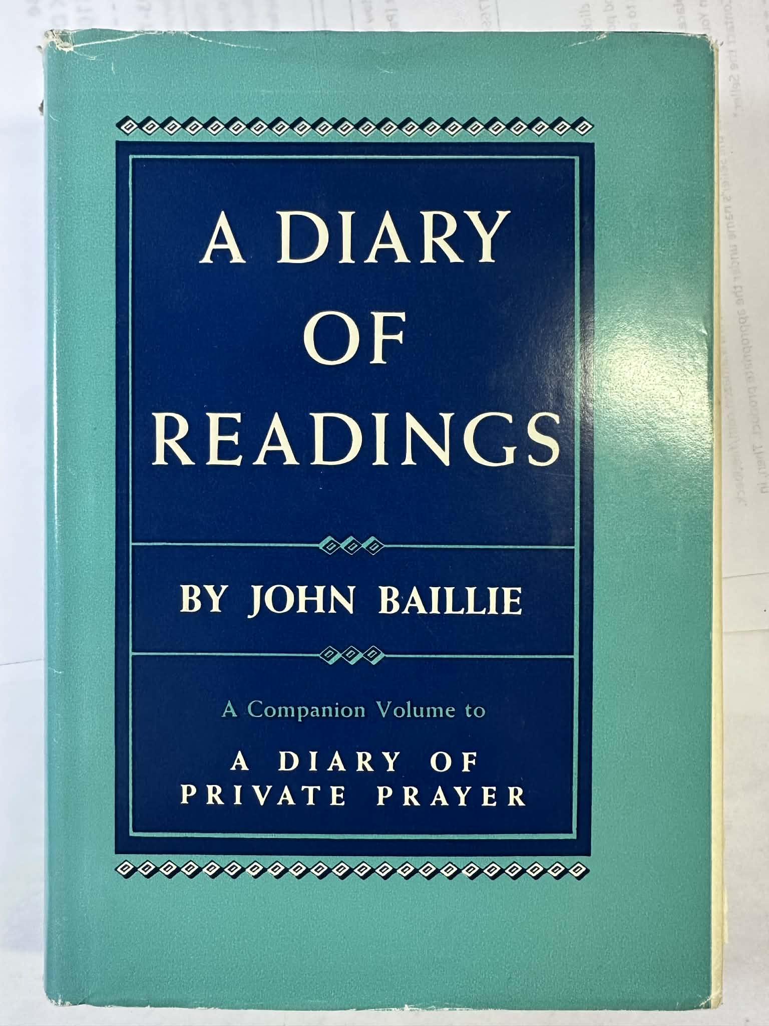 A Diary of Readings