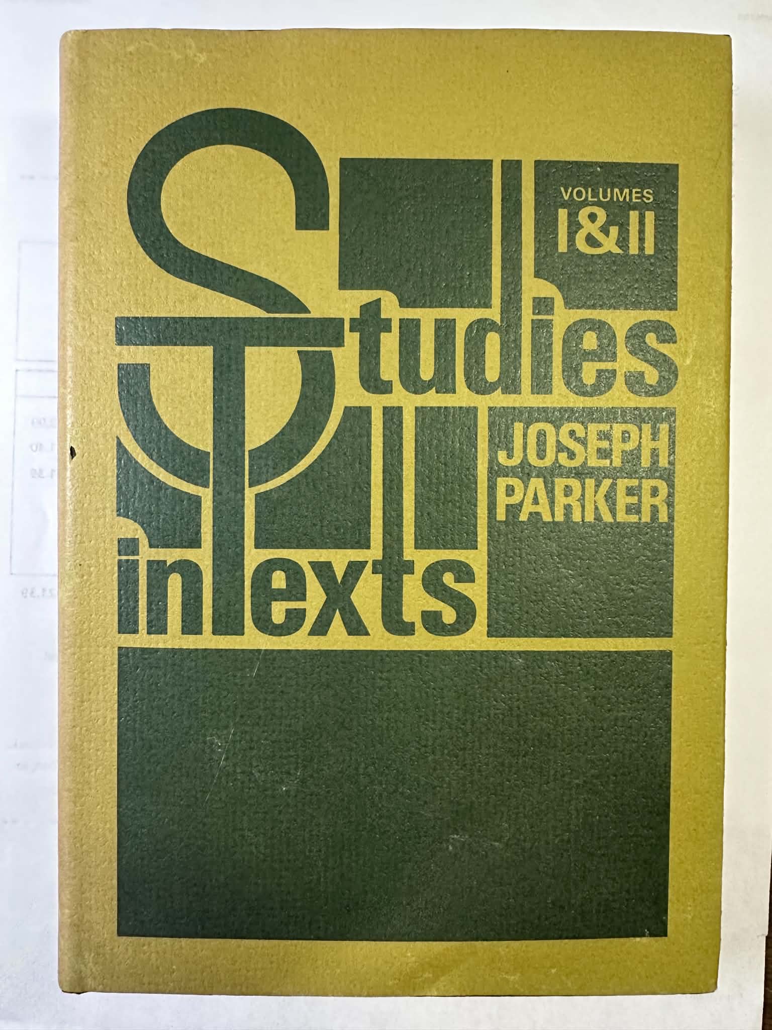 Studies in Texts: for Family, Church, and School (Volume 1 & 2)