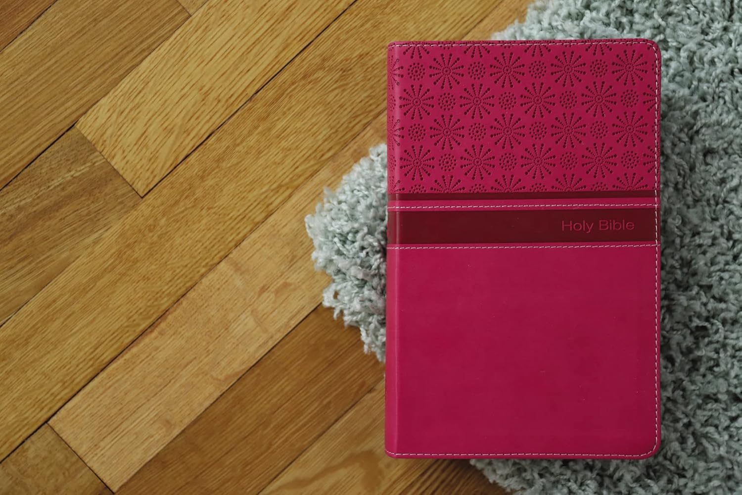 NIrV, Gift Bible, Leathersoft, Pink