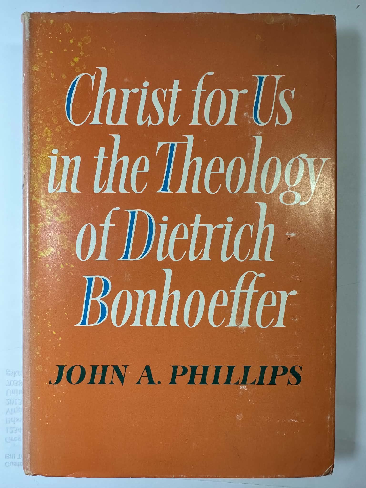 Christ for Us in the Theology of Dietrich Bonhoeffer