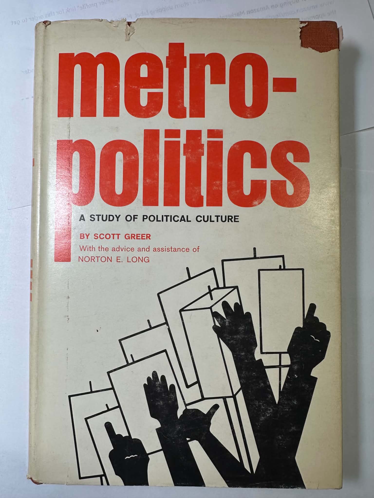 Metro-politics: A Sudy of Political Culture