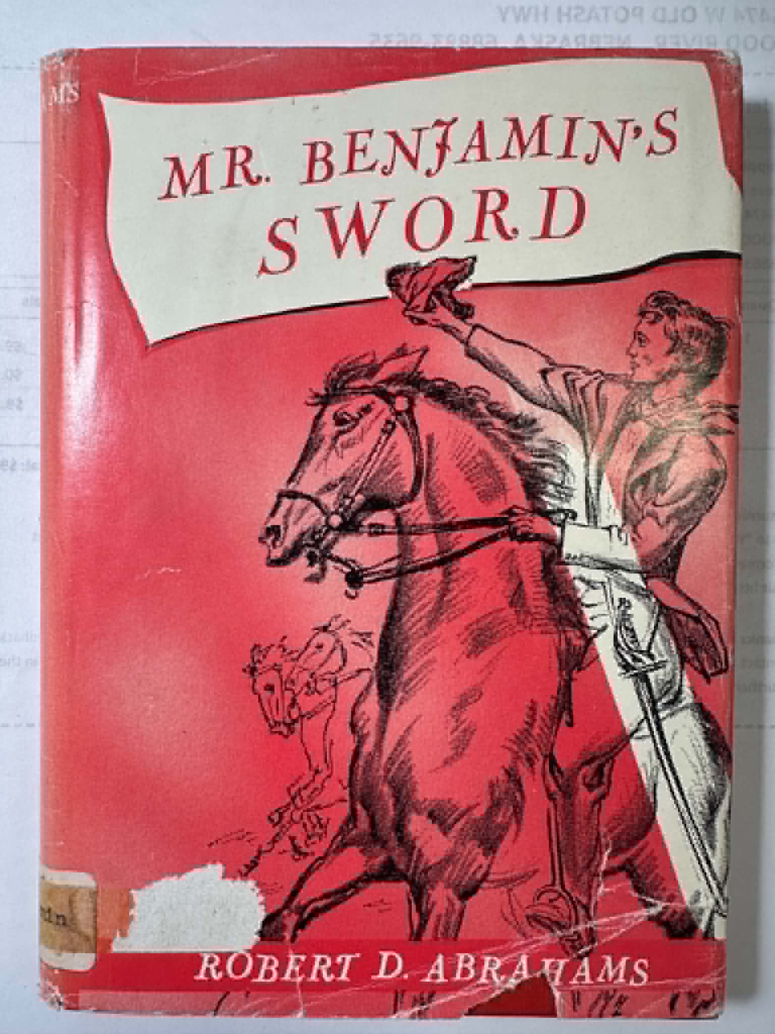 Mr. Benjamin's Sword