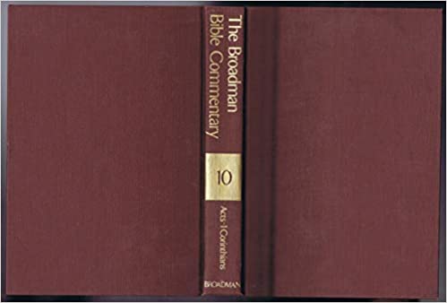 Image for The Broadman Bible Commentary: Acts - 1 Corinthians (Volume 10)